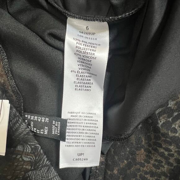 Up! Luxe Amazonia Pants 6 Womens Ponte Full Length Tummy Control Slimming New - Picture 8 of 10